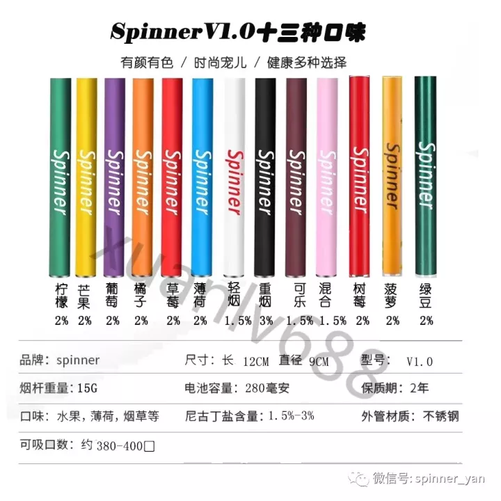 spinner电子烟使用方法(spinner是哪个国家的)