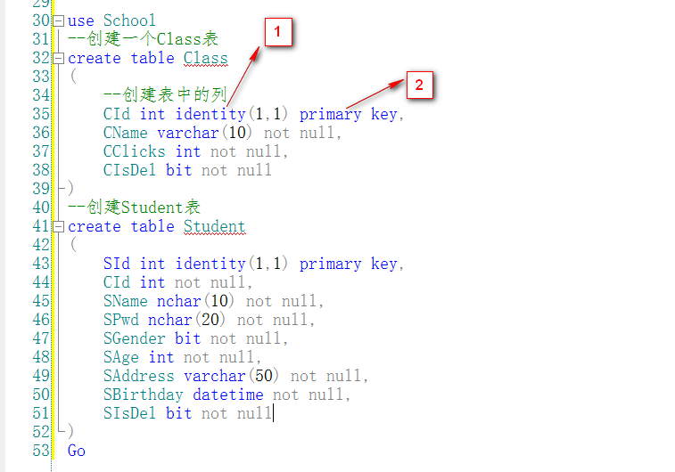 MSSQL-通过SQL语句创建数据库及其表 137