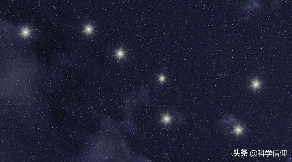 由七颗恒星组成的北斗七星，每颗恒星有多大，又有多远？