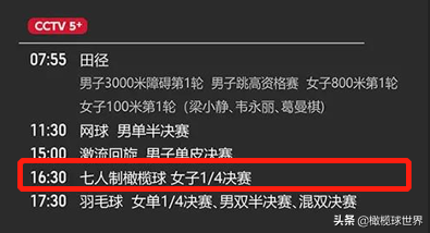 东京奥运会英式7人制橄榄球项目收视指南