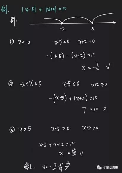 奥数老师教你解绝对值方程