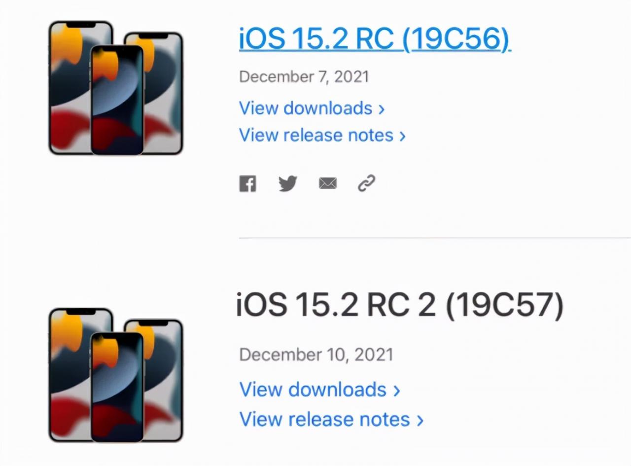 紧急发布 iOS 15.2 RC2 系统，到底更新什么？