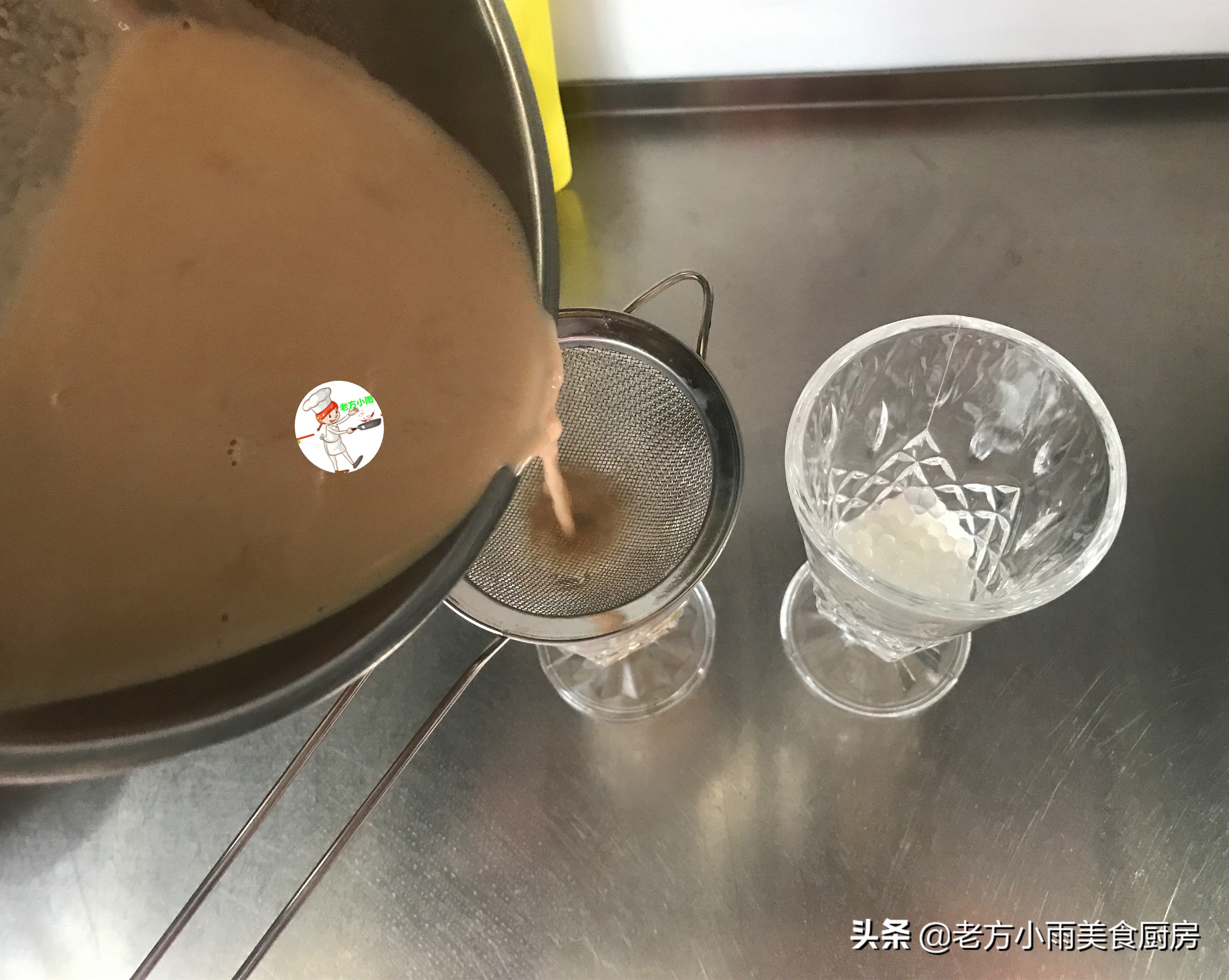 奶茶的简单做法，Q弹爽滑，营养好喝零添加，学会再也不用出去买