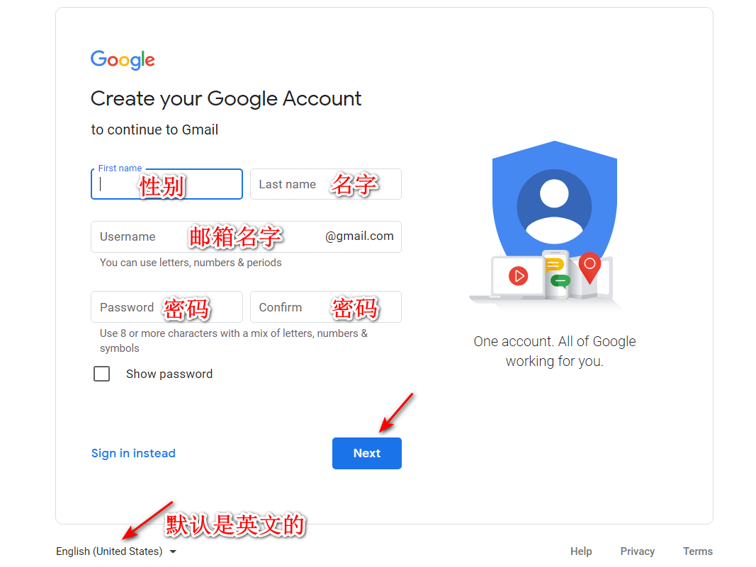 如何成功验证手机注册Google谷歌的Gmail邮箱