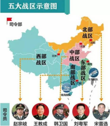 解放军东部战区有多少人兵力（中国五大战区哪个兵力最多）