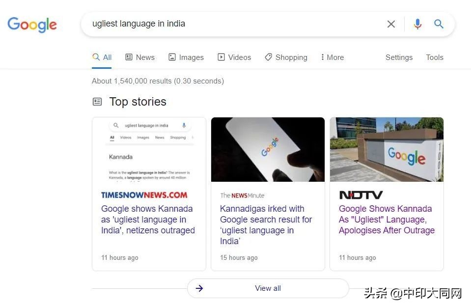 谷歌说它是“最难听的语言”！遭印度网友炮轰