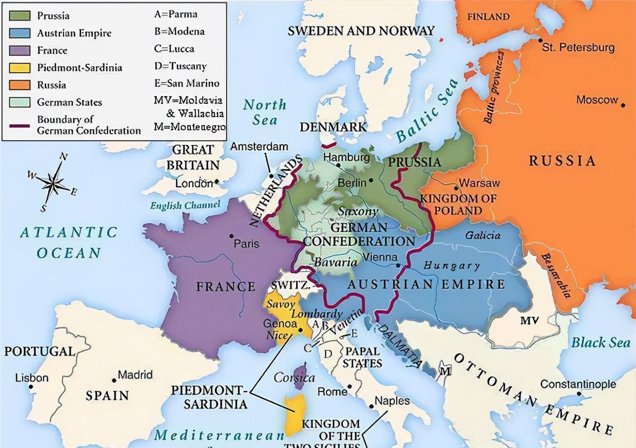 雅利安、日耳曼、德意志、普鲁士、德国这几个概念是怎样的关系