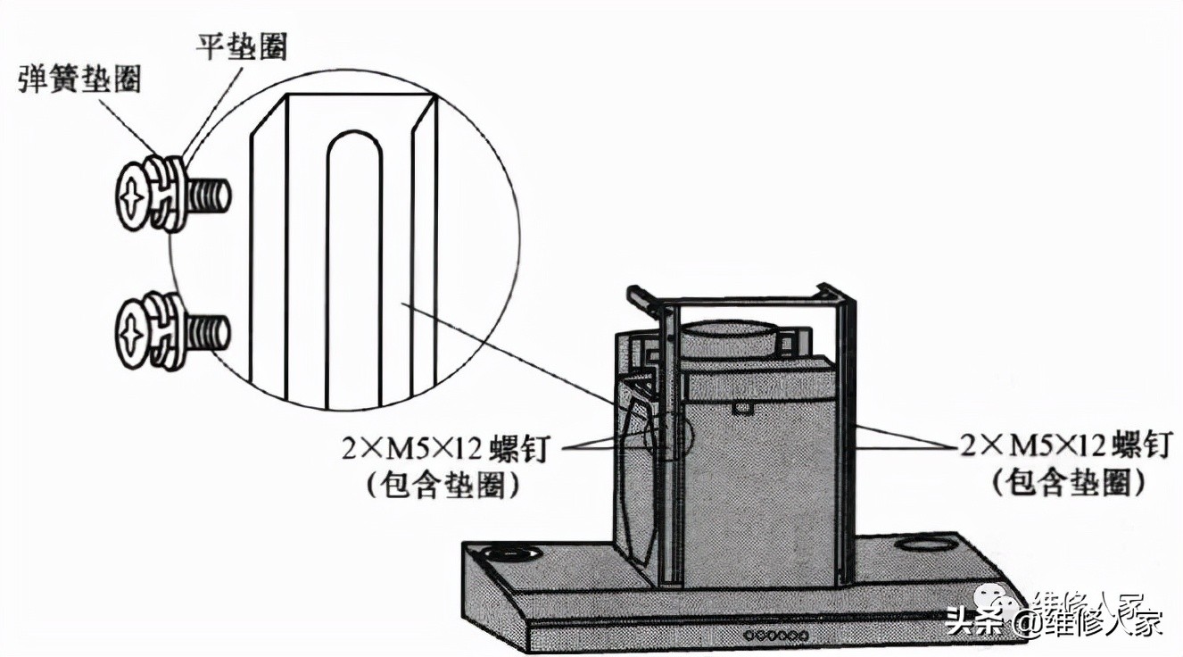 抽油烟机的安装方法