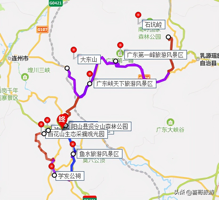 清远市阳山县有哪些值得游玩的景点？自驾游路线怎么走？