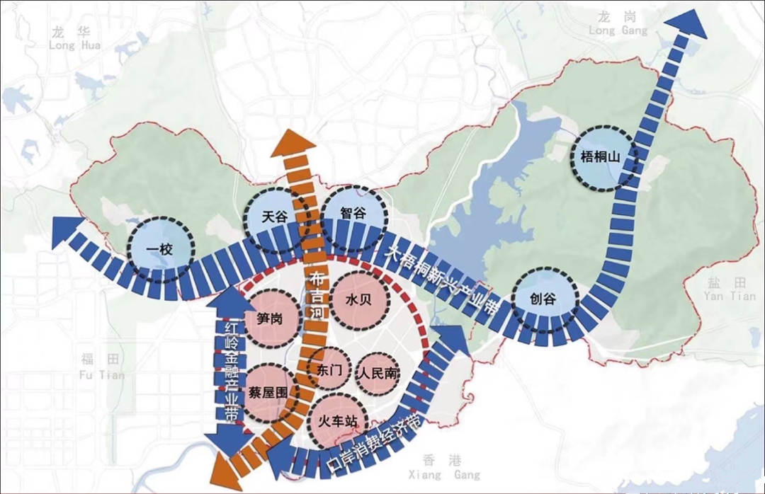 「精简版」2022深圳市各区规划图