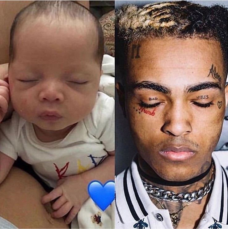 XXXTENTACION私生子出生，相似度打几分？