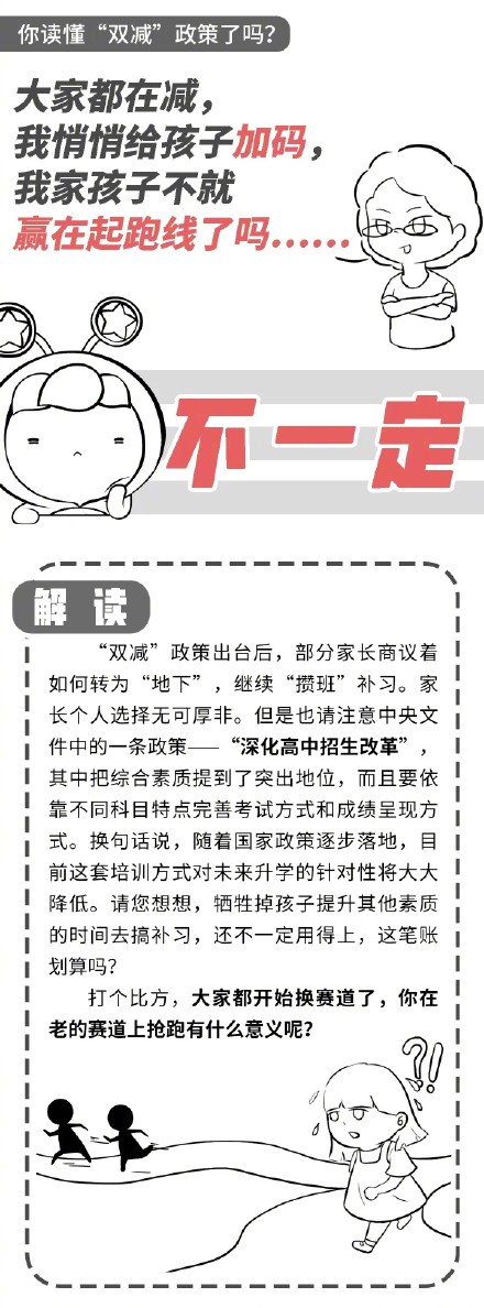 “双减政策”你读懂了吗？快来了解一下吧