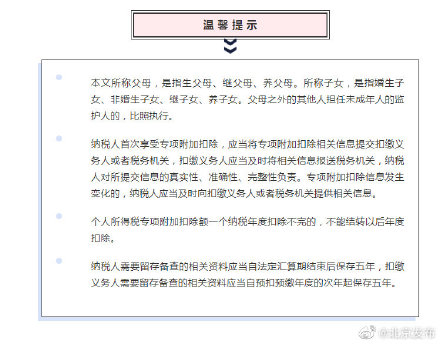 明明白白！6张表搞懂个税专项附加扣除要点