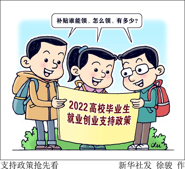 补贴谁能领、怎么领、有多少？——聚焦2022高校毕业生就业创业支持政策