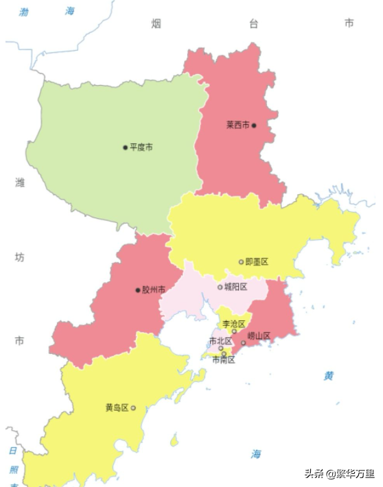 山东省的区划变动，16个地级市之一，青岛市为何有10个区县？