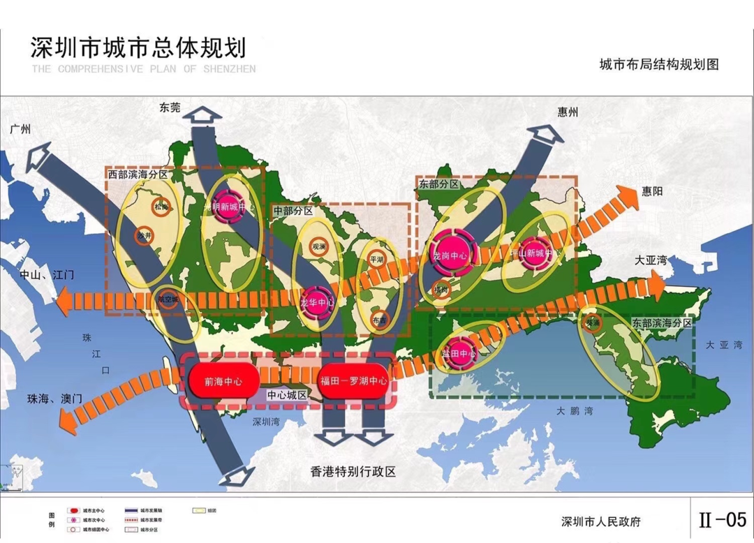 「精简版」2022深圳市各区规划图