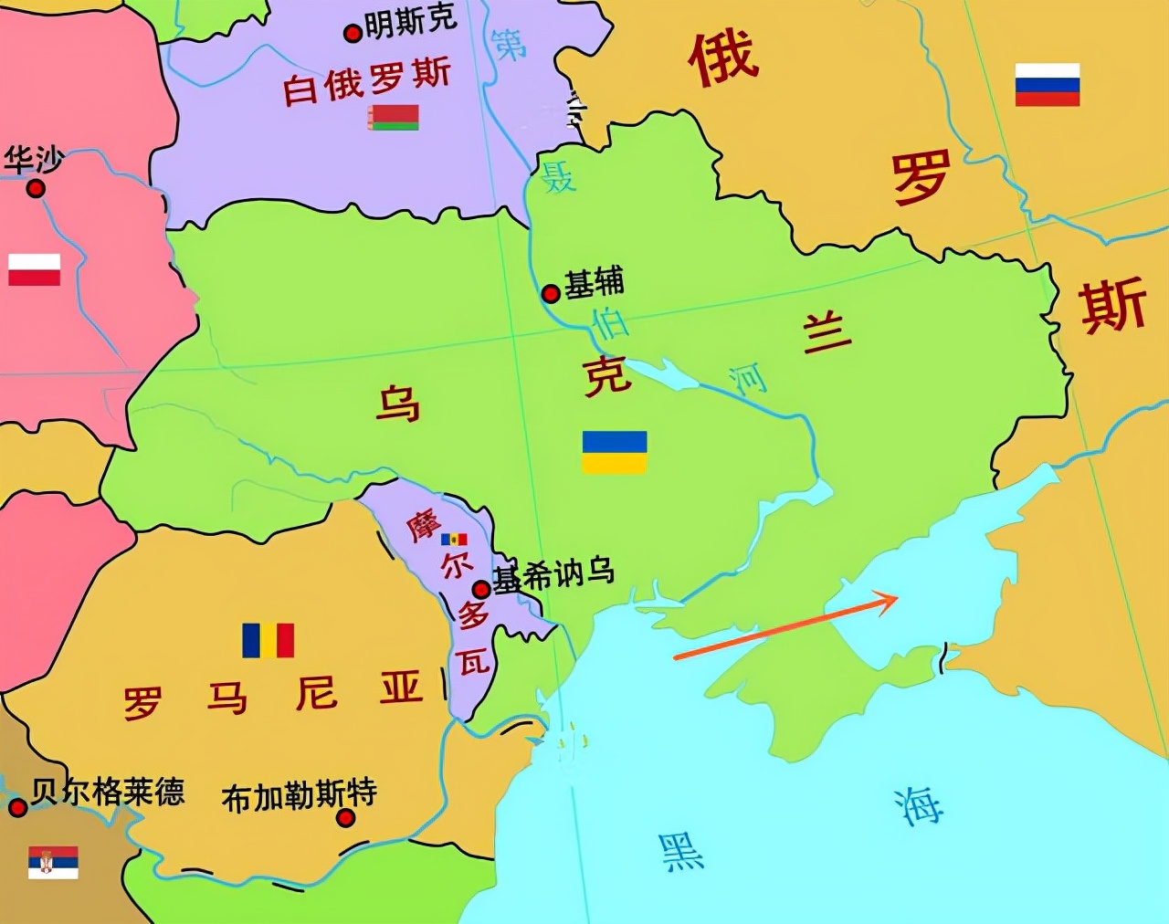 俄罗斯乌克兰地图划分