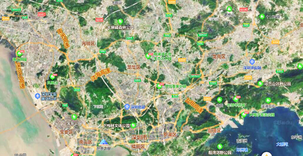 深圳幅员面积1997平方公里，假设建成区填满了怎么办？