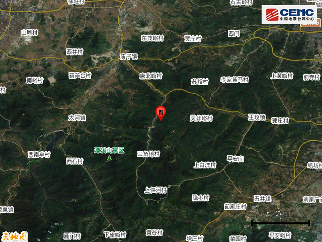 山东潍坊市青州市发生3.4级地震