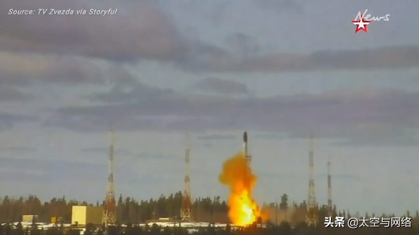 威力最强、射程最远的俄罗斯“萨尔马特”洲际导弹