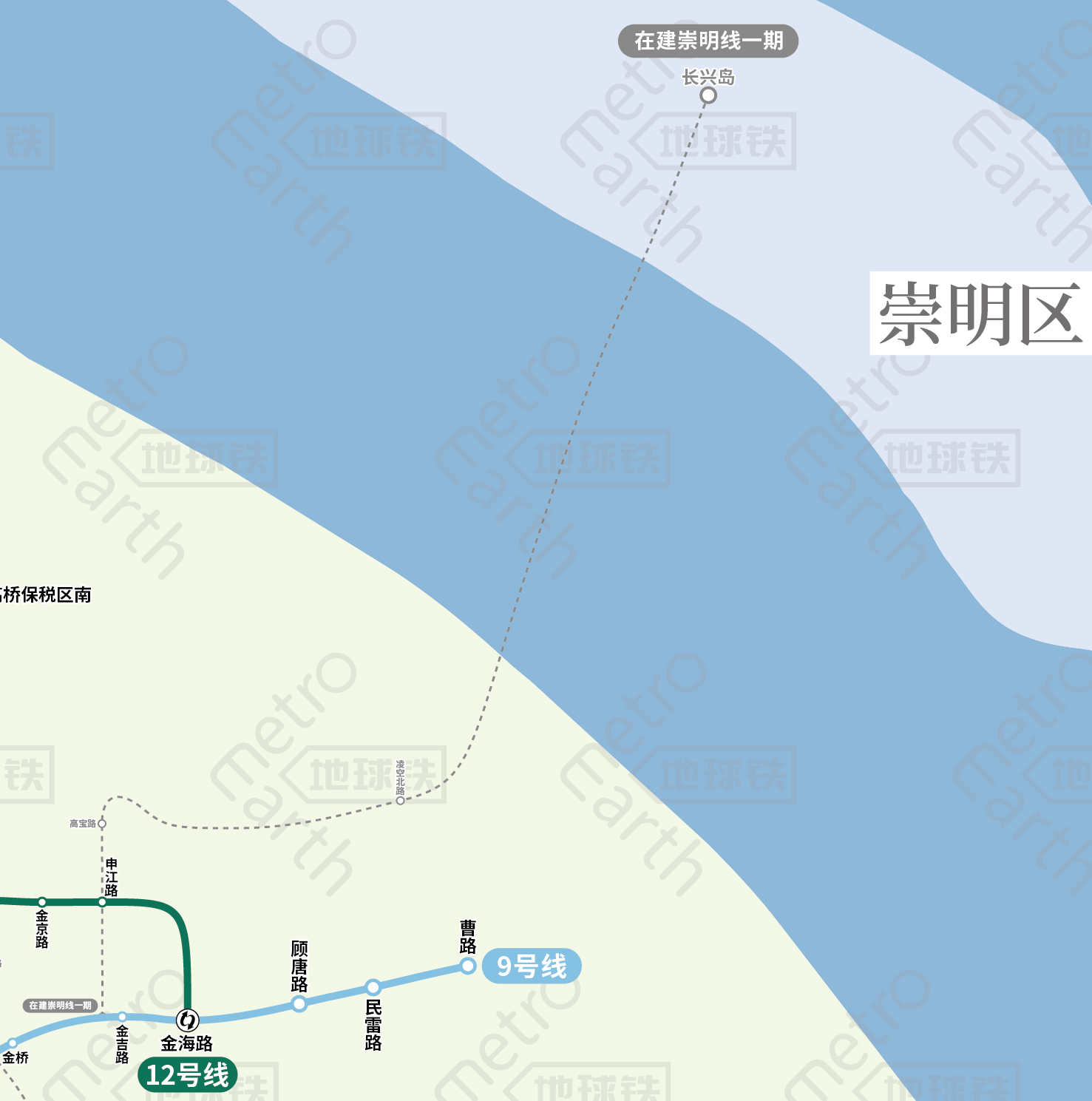 上海轨道交通运营(在建)线路图，上海地铁全图高清