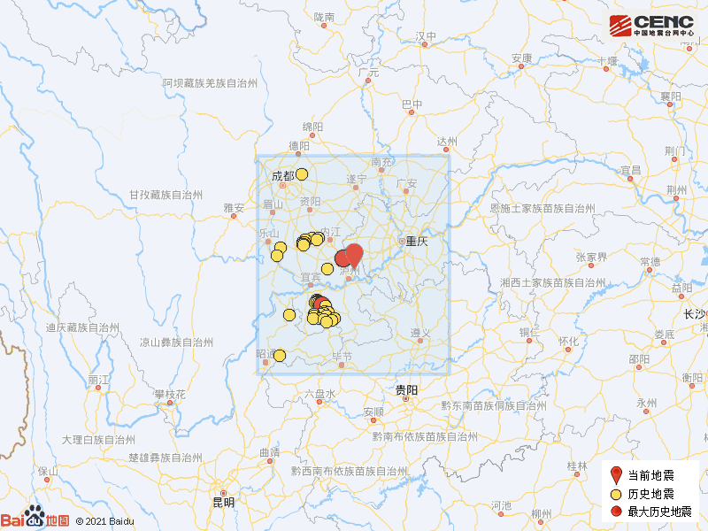 四川泸州市泸县发生3.1级地震