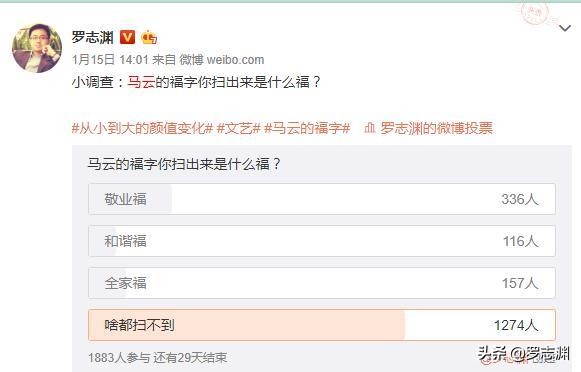 罗志渊解读马云的福字：暗藏玄机 寓意深远